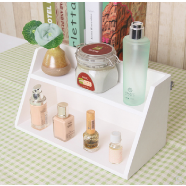 2 Layers Wooden Rack