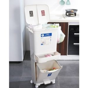 Double-Layer Garbage Bin 42L